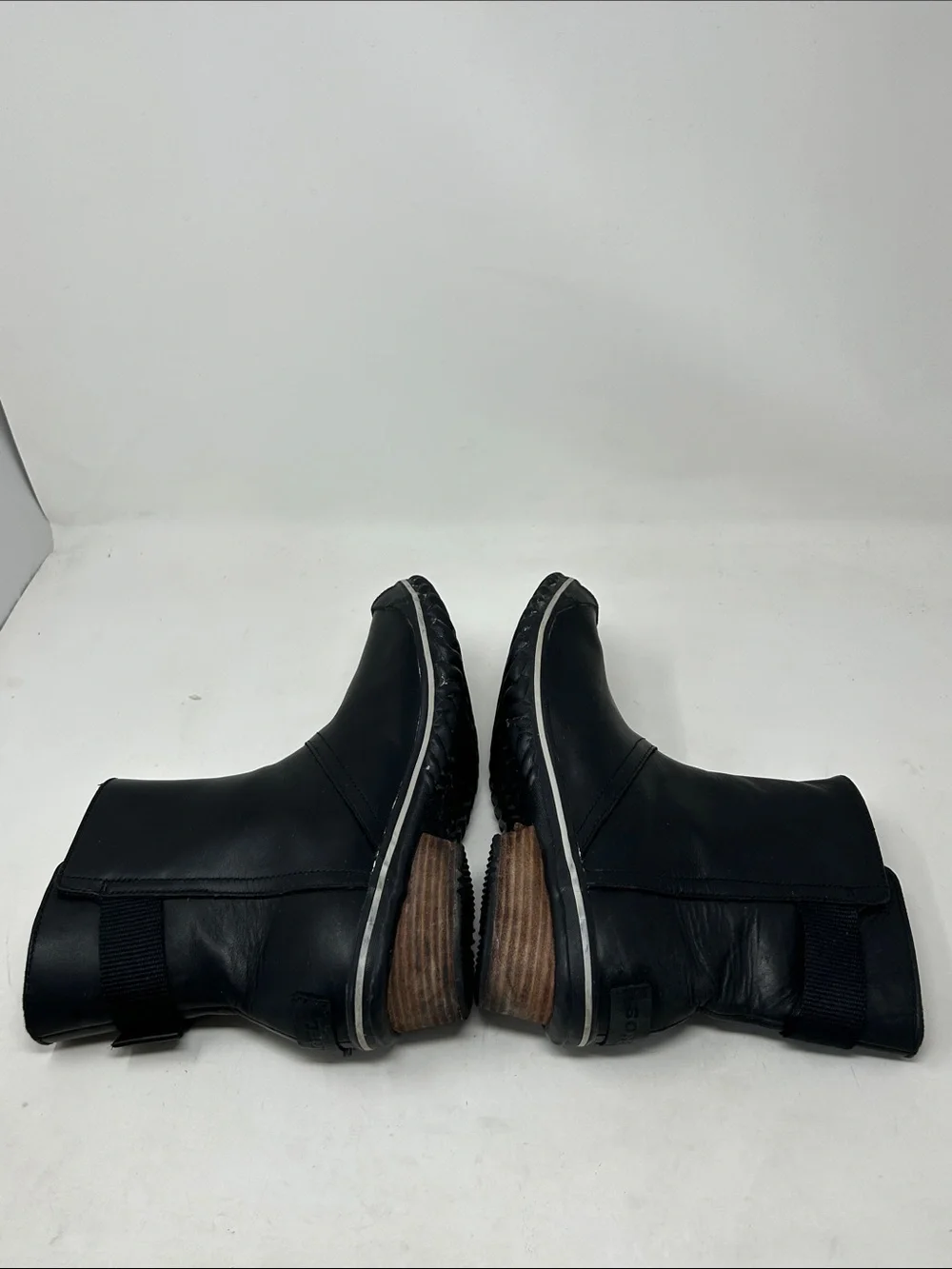 Sorel Slimboot Short Pull-On Boots Size 10 Black